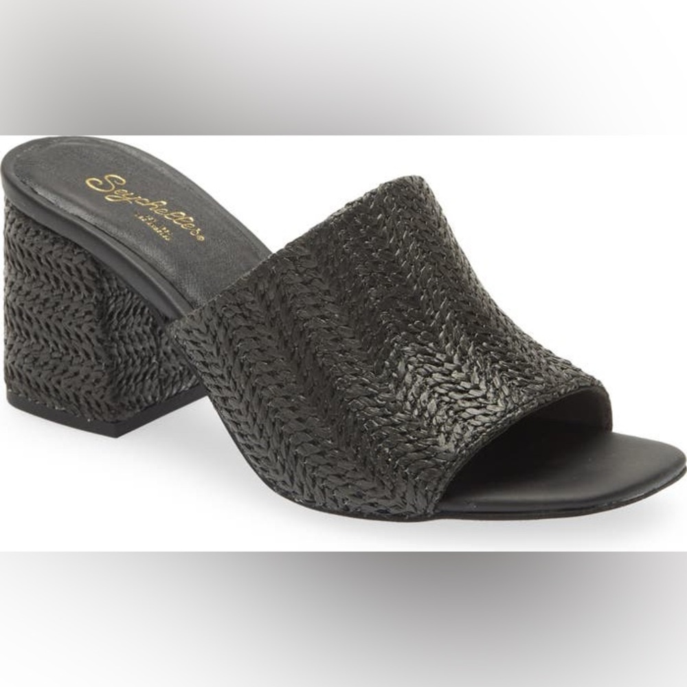 Seychelles Adapt Raffia Slide Sandals Size 9.5